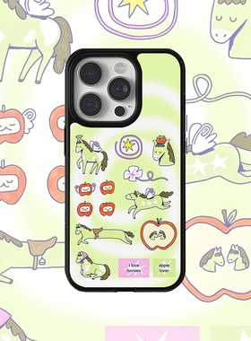 适用iPhone17promax苹果16手机壳15绿色14黑边13可爱11华为mate70荣耀Pura80小米vivox300小马opporeno12磨砂