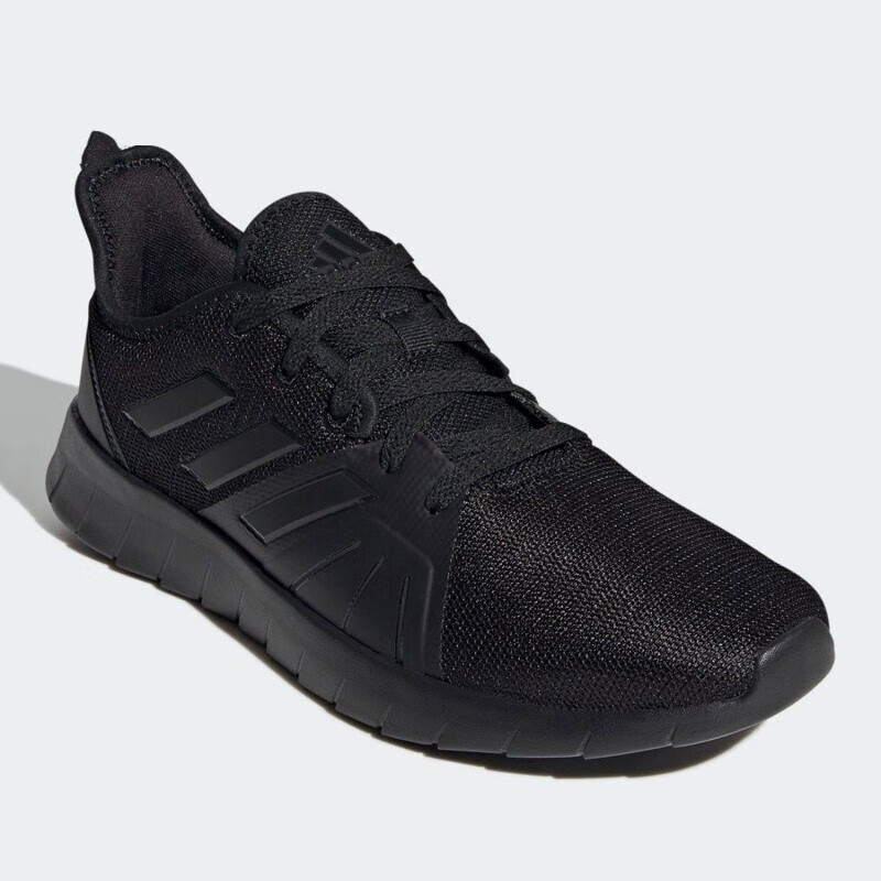 Adidas/阿迪达斯男子运动休闲舒适网面跑步鞋黑色FW1681 运动鞋new 跑步鞋 原图主图