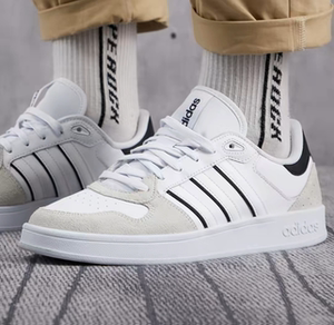Adidas/阿迪达斯春季新款男鞋低帮耐磨休闲运动网球鞋板鞋FY5914