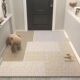 入户地垫现代简约奶油风刮泥蹭土丝圈玄关脚垫门口可裁剪耐脏地垫