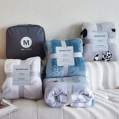 跨境欧式 纯色法兰绒毯子午睡毯a类办公室盖毯宿舍礼品毯毛毯