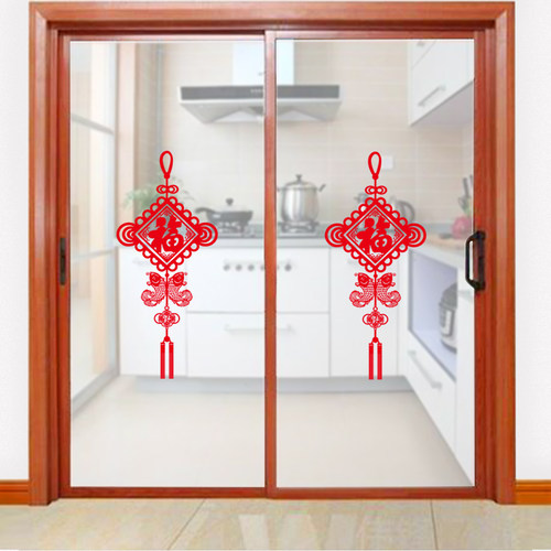 推拉门厨房装饰贴纸玻璃