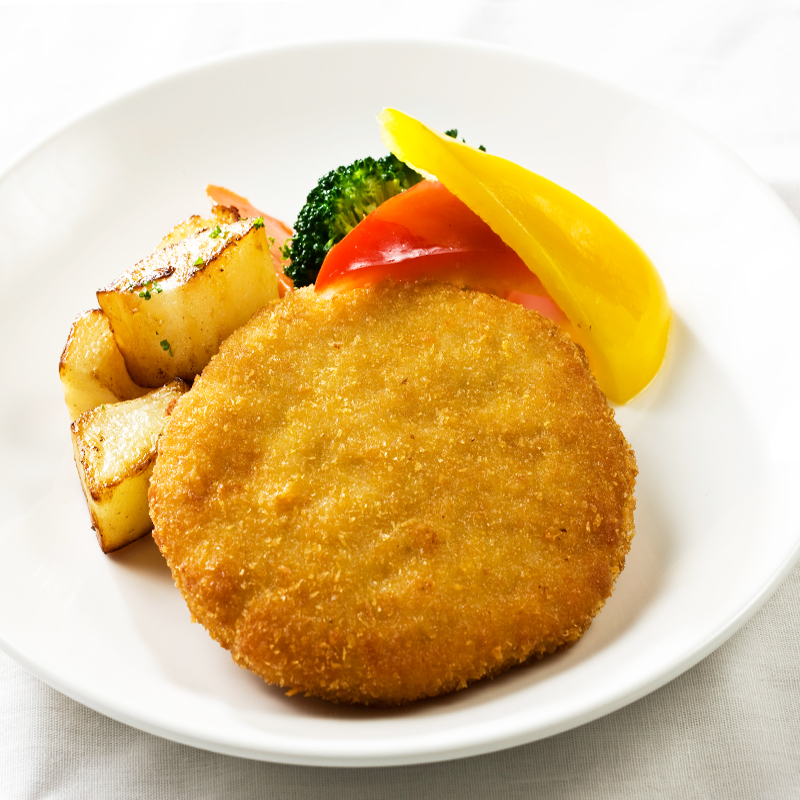 黄金酥排放牛吃草松素汉堡排肉排