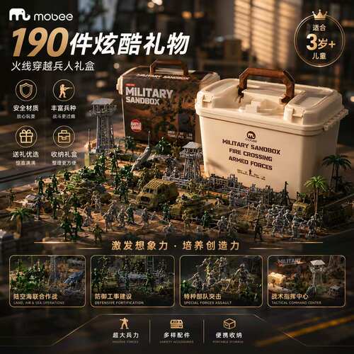 mobee兵人小兵模型套装塑料沙盘