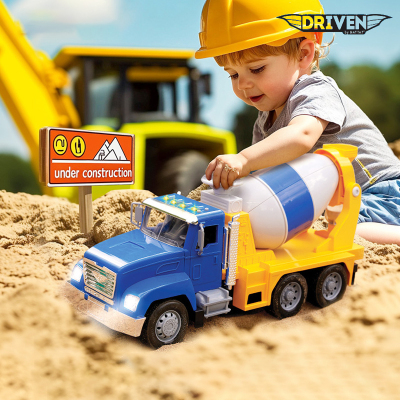 DRIVEN搅拌车工程水泥车玩具