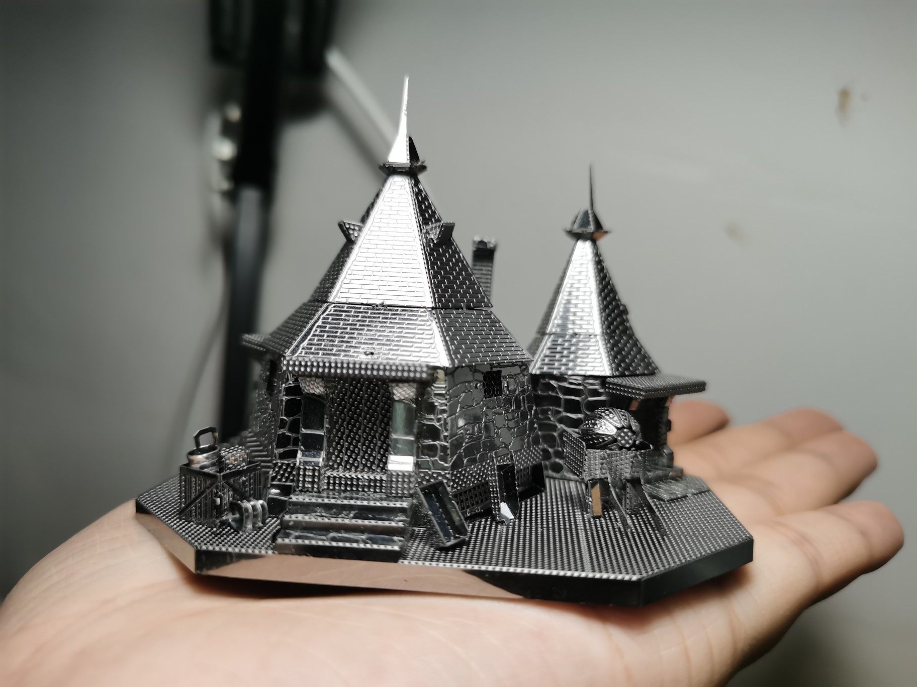 diy立体合金小屋拼装模型图片