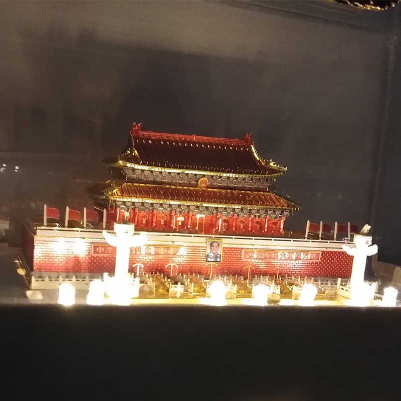 拼酷天安门歼20飞机坦克3d金属拼图拼装模型生日礼物DIY成人玩具