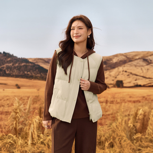 韩系百搭上衣胖mm冬装 女装 纤莉秀大码 新款 斜纹肌理棉叠穿马甲