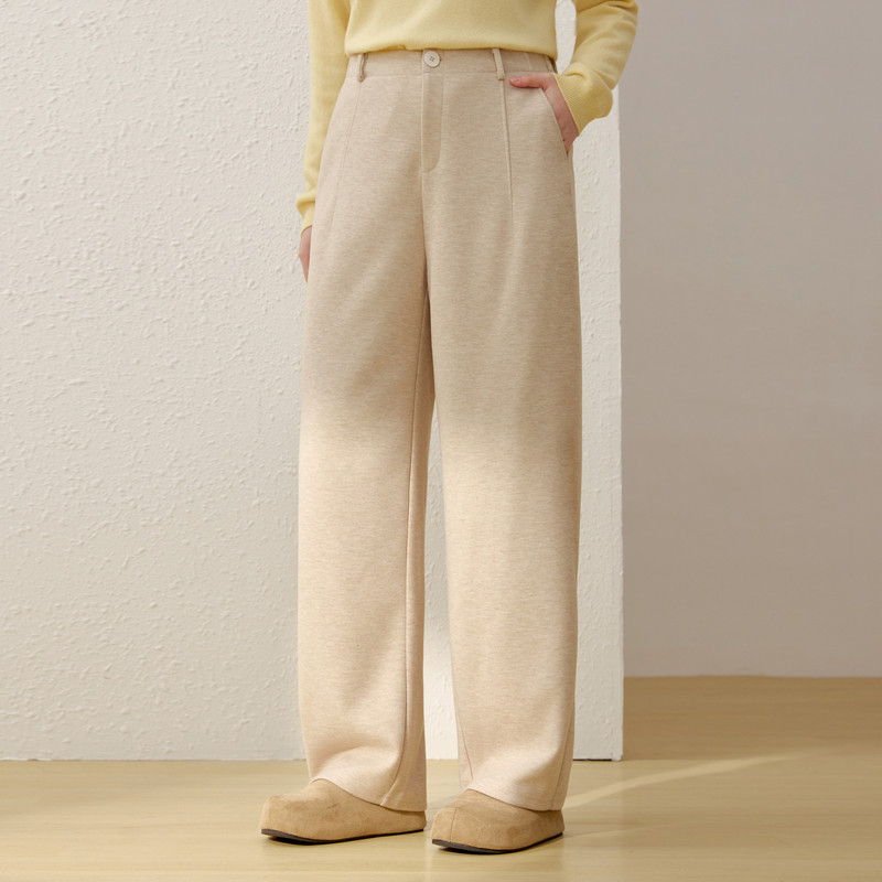 【舒适松紧后腰显瘦简约百搭裤子】纤莉秀大码女装胖mm2026春新款,女装/女士精品,大码裤装,淘宝优惠券,粉丝福利购,淘宝优惠卷