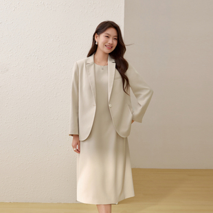 【轻职风三件套】知性利落西服套装纤莉秀大码女装胖mm2026春新款