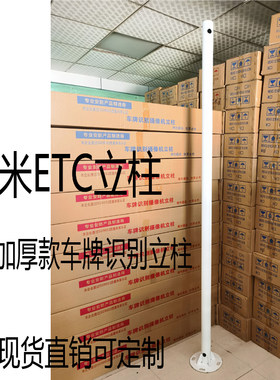 海康大华宇视车牌识别一体机立杆