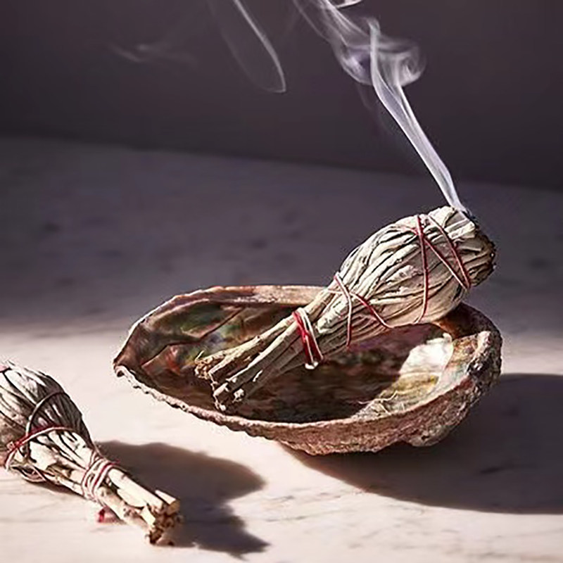 云泽 美国加州野生白鼠尾草 秘鲁圣木原叶天然植物薰香white sage