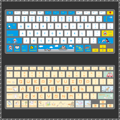 适用于苹果MacBook Pro13键盘膜M2 A2338 15寸MBP防尘罩A1706卡通女生A1502 A1708 A2159个性2020新款笔记本