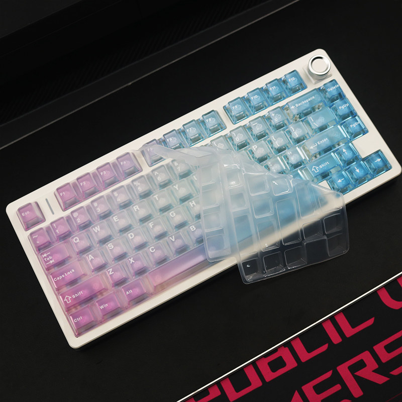防打油适用于VGN N75 V2键盘保护膜机械键盘防尘罩按键防水套键帽 - 实物图