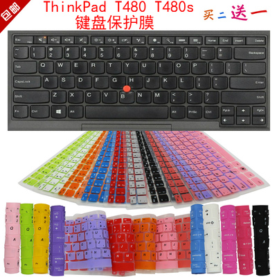 联想ThinkPadT14s T490 T480s键盘保护贴膜14英寸T480笔记本电脑防尘罩按键防水套垫