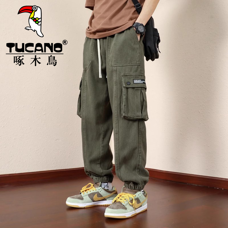 工装裤男士秋冬季宽松休闲裤