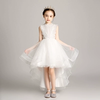 Платье девочки цветочницы, наряд маленькой принцессы, ассиметричный крой