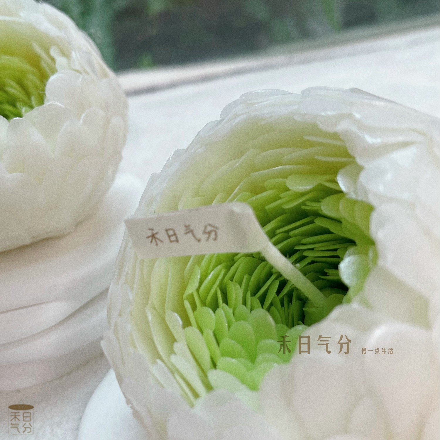 禾日气分珠光芍药春节蜡烛礼盒