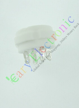 八脚陶瓷GZC8-1电子管镀银管座适6P6P 6n8p KT88 EL34 5Z2P 6V6等