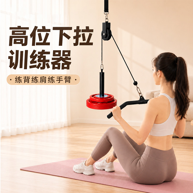 高位下拉训练器，家用健身练背