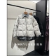 设计感假两件衬衫 韩钰DESIGN 领90白鹅绒羽绒服外套女