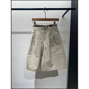 卡其色通勤简约风高腰显瘦阔腿裤 26早春新款 女 韩钰DESIGN