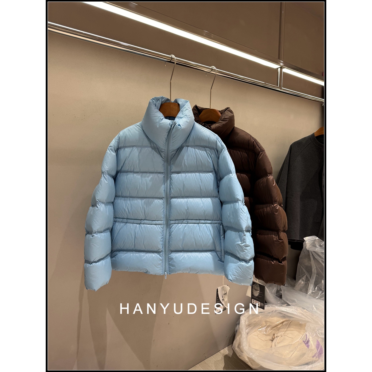 韩钰DESIGN蓬松时尚加厚羽绒服