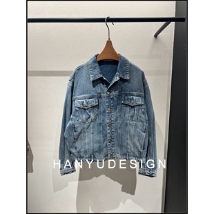 经典 复古短款 26早春新款 百搭牛仔外套女 韩钰DESIGN