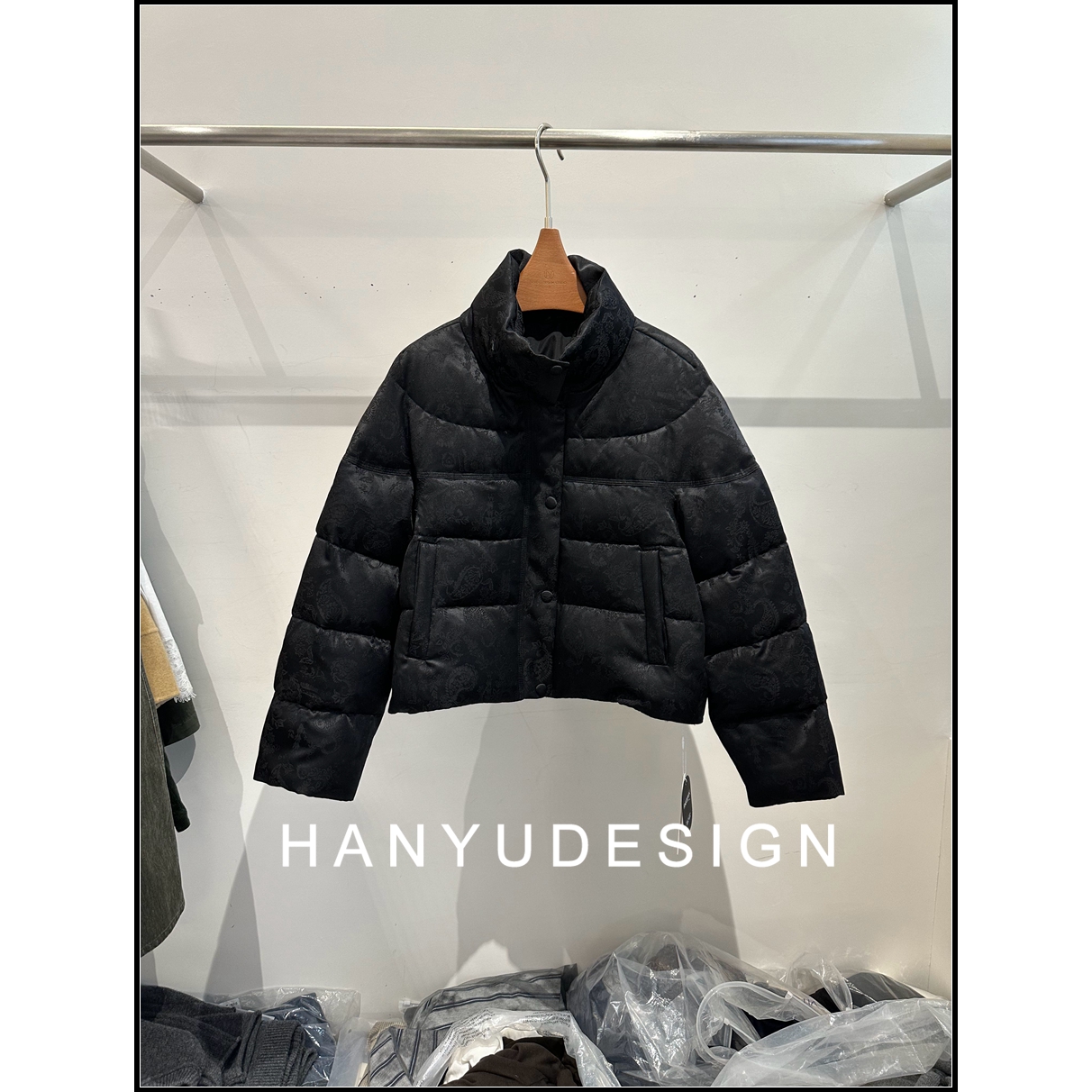 韩钰DESIGN蓬松桑蚕丝羽绒服