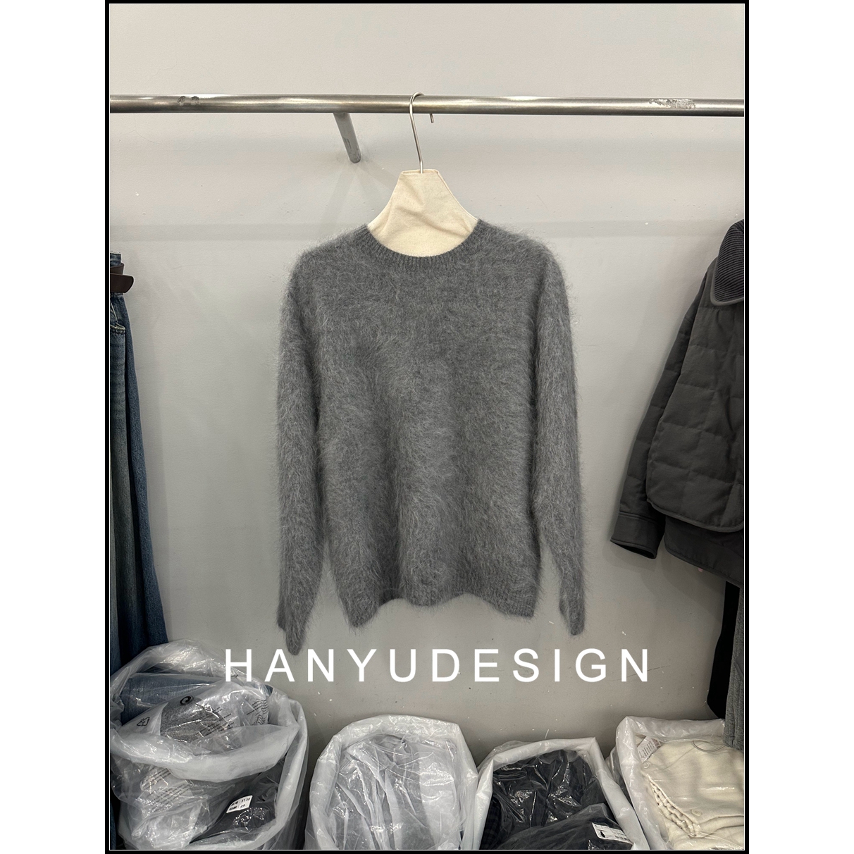 韩钰DESIGN山羊绒净版针织衫