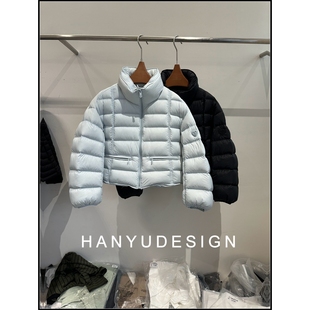蓬松云感保暖洋气90白鹅绒羽绒服外套女 韩钰DESIGN