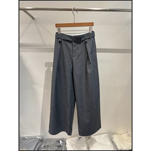 垂感通勤简约风高腰阔腿裤 26早春新款 女 韩钰DESIGN