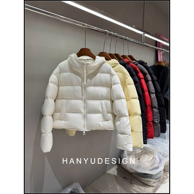 韩钰DESIGN温柔风泡芙纯色面包服