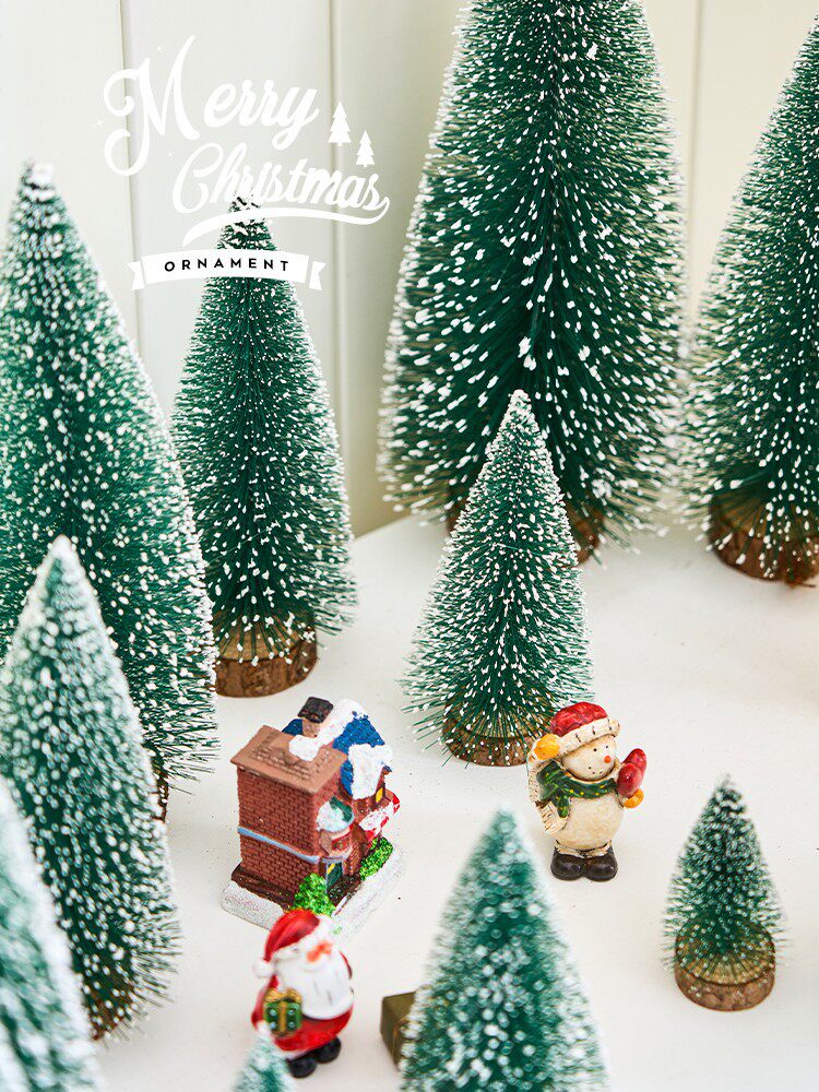 北欧风高级摆件桌面小型圣诞节树