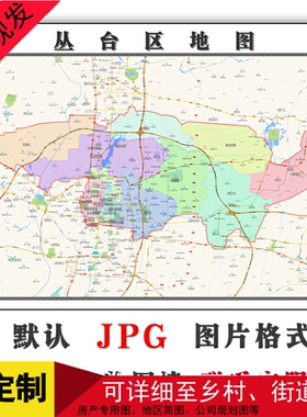 丛台区地图JPG格式电子版可定制河北省邯郸市高清年图片卫星