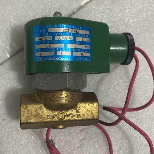 议价SX3-03GA 电磁阀 Nichiden AC200V 工业流体控制阀维修