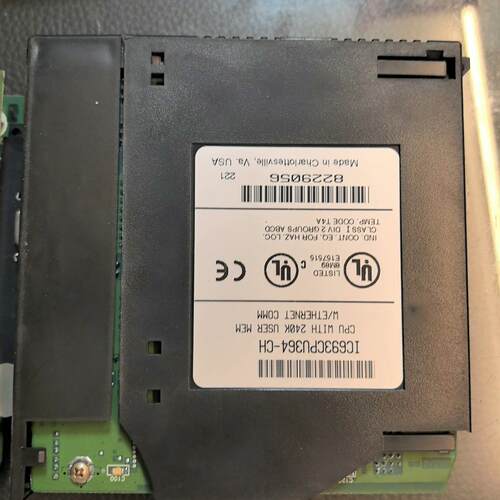 议价IC693CPU364-CH GE PLC控制模块 功能包好 外壳破损维修