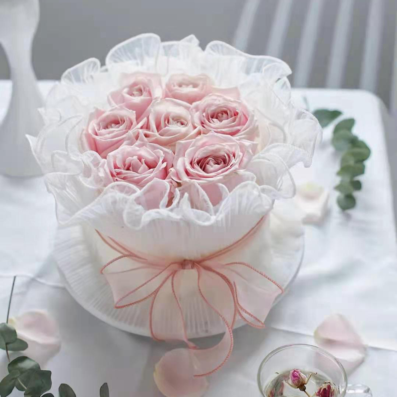 蕾丝网纱蛋糕装饰围边