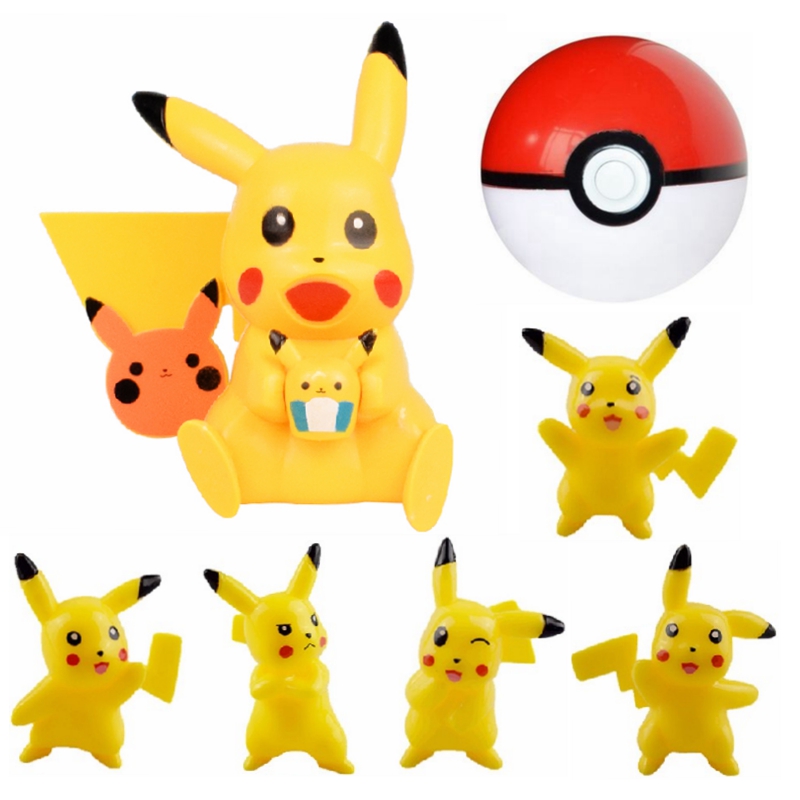 卡通皮卡丘摆件蛋糕装饰配件