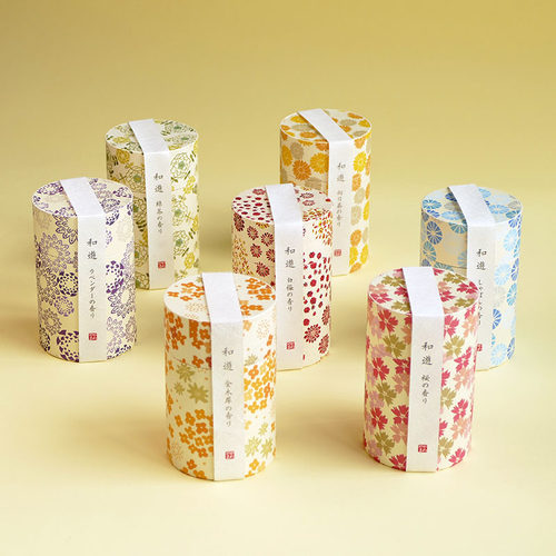 和游法式线香栀子花、金木犀