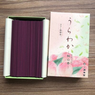 日本寿堂桃子味微烟线香
