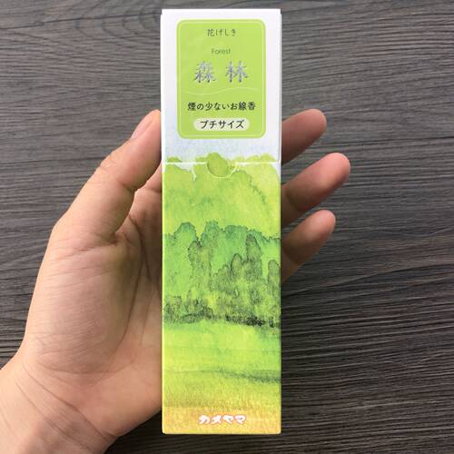 日本龟山整盒青叶森林活泼的线香