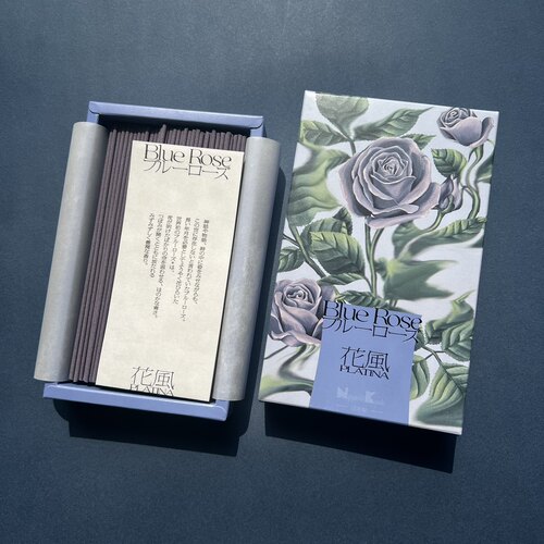 2023年新款蓝色玫瑰线香日本香堂