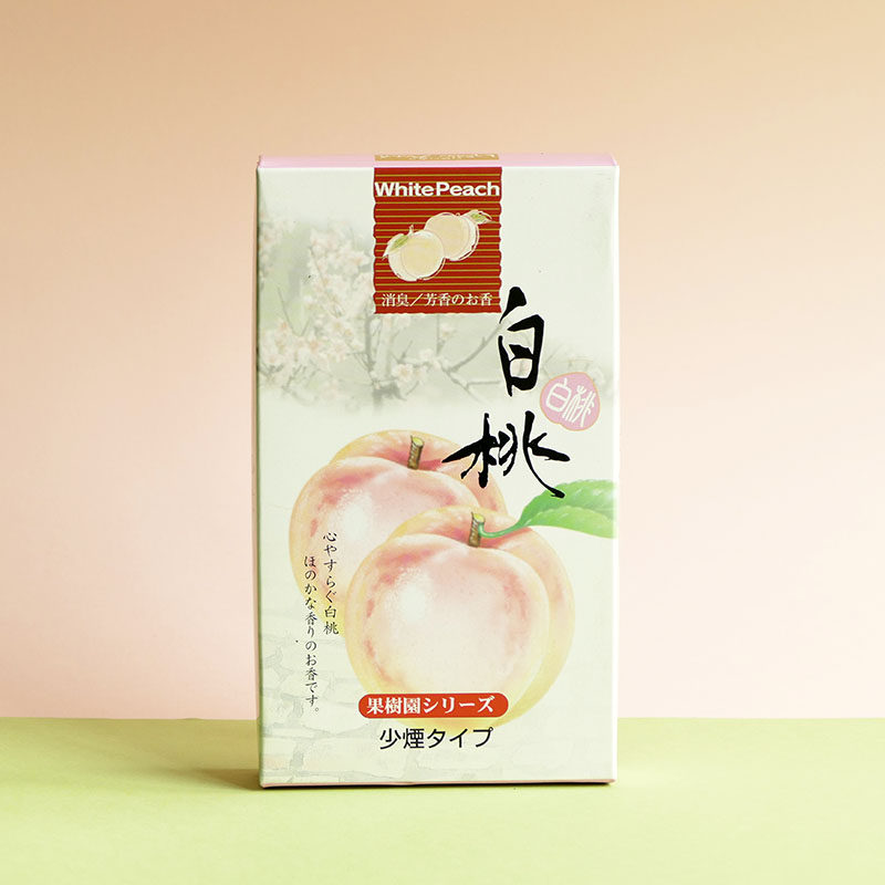 日本尚林堂果树园【白桃】水蜜桃子少烟线香香薰可爱的除味小帮手,洗护清洁剂/卫生巾/纸/香薰,香薰香料,淘宝优惠券,粉丝福利购,淘宝优惠卷