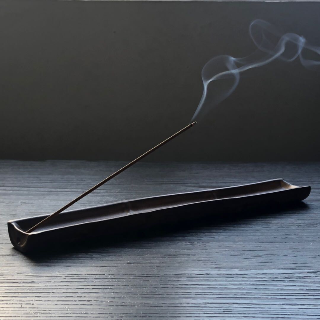 陶瓷 竹行 香插 香炉