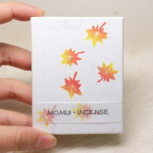 日本香彩堂 HANGA 【红叶】 7厘米短线香 20克 香薰 满百包邮