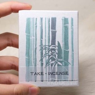 日本香彩堂 HANGA 【青竹】 7厘米短线香 20克 香薰 满百包邮