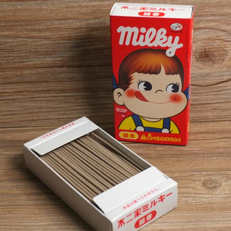 日本龟山 不二家吃货 【牛奶糖味】 线香香薰 微烟 满满的幸福感