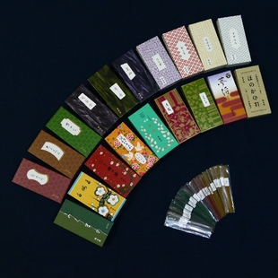 日本鸠居堂 白玫瑰/伽罗/白檀 16味分装试用包 薰香居家线香