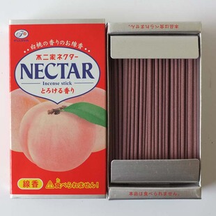 日本香 龟山吃货【桃子味】水灵可爱的香气 线香薰香9厘米水蜜桃